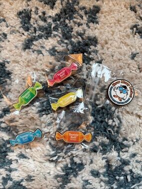Tootsie Roll Candy Pin Lot - Multicolor Candy Pins